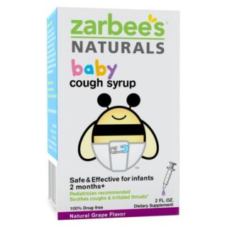 Zarbees Baby Cough Syrup   Grape