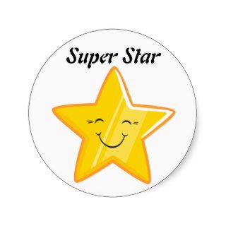 Super Star kids stickers