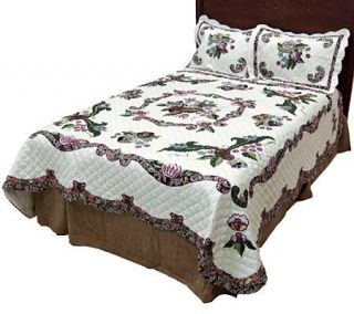 Mary Beths Handcrafted King Quilt with 3 Shams —