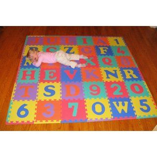 We Sell Mats 36 Sq Ft Alphabet and Number Floor Mat  Play Yard  Baby