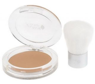 100Pure Flawless Skin Rice Powder Foundation with SPF 15 & Brush —