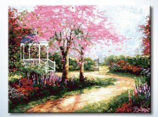 DiyOilPaintings, Country Path Paint By Numbers Kits, 23.62"x31.50"