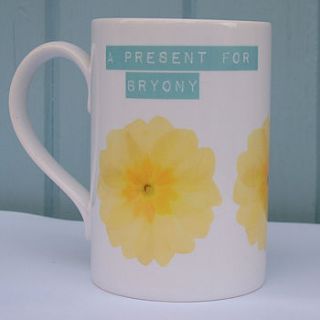 spring flower mug by seahorse