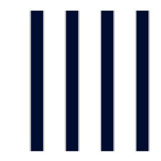 York Wallcoverings ZB3419 Wide Stripe Pinstripe Wallpaper, White/Navy/Steel Gray   Blue Stripe Wallpaper  