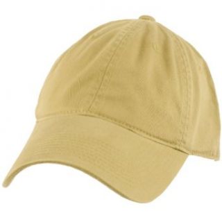 Cotton Twill Baseball Ball Cap Adjustable Hat Khaki at  Mens Clothing store Plain Ball Cap
