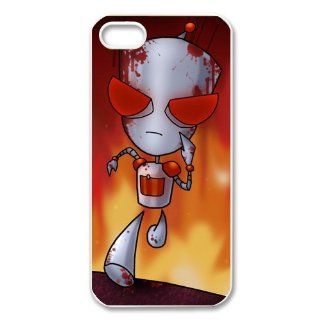 DiyCaseStore Animation Alien Invader Zim Gir Series Iphone 5 Case Cover Cute Zim Gir Iphone 5 Case Cell Phones & Accessories