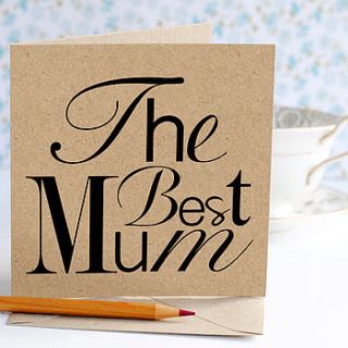 the best mum card by the green gables
