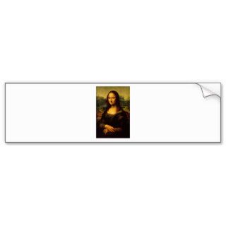 Mona Lisa Bumper Stickers