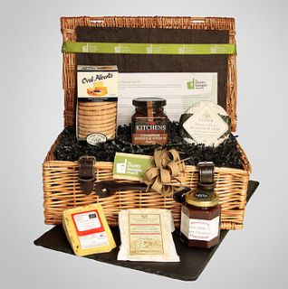 staffordshire cheese lover hamper by the county hamper company