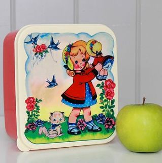 retro dolly lunch box by little ella james