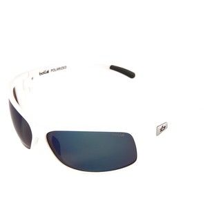 Bolle Men's 'Recoil' White Polarized Sport Sunglasses Bolle Sport Sunglasses
