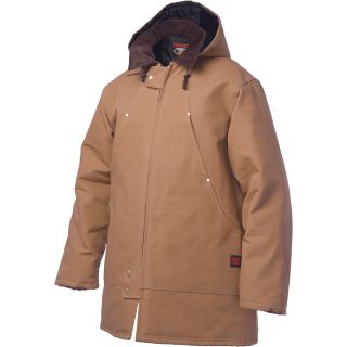 Tough Duck Hydro Parka with Hood — XL, Brown  Parkas