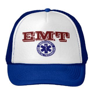 EMT EMERGENCECY MEDICAL TECHNICIAN SEAL TRUCKER HATS