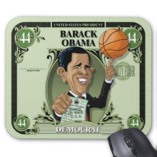 U.S. Presidents Mousepad #44 Barack Obama