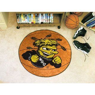 Wichita State Shockers NCAA Basketball" Round Floor Mat (29")"   FAN 0680  Sports Fan Area Rugs  Sports & Outdoors