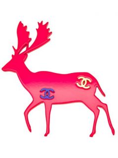 Chanel Vintage Stag Brooch