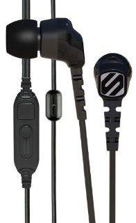 SCOSCHE HP253MD Noise Isolation Earbuds with slideLINE Remote and Mic   Retail Packaging   Black Cell Phones & Accessories