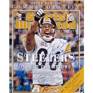Pittsburgh Steelers Team SB XL Sports Illustrated Cover LE of 20  Sports Related Merchandise  Sports & Outdoors