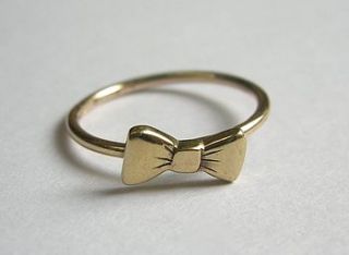 bow tie ring by becca jewellery