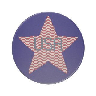 Patriotic Star Coaster