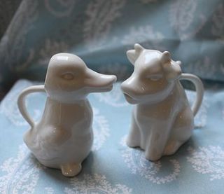 animal shaped milk jugs by posh totty designs interiors