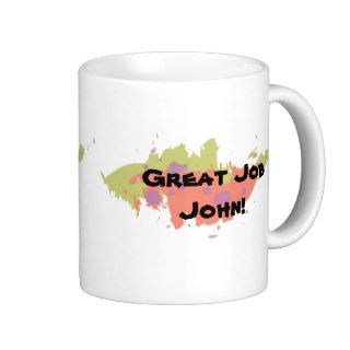 Personalized Great Job Mug (Color Scheme )