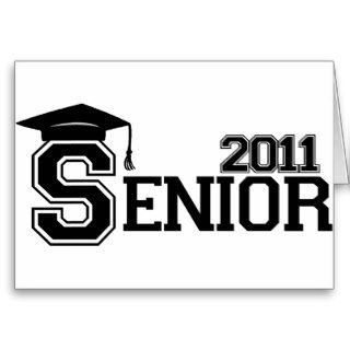 2011 Senior Grad Cap Greeting Card