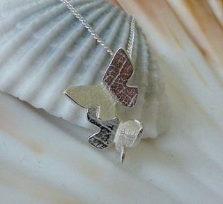 flutterby charm necklace by anne reeves jewellery