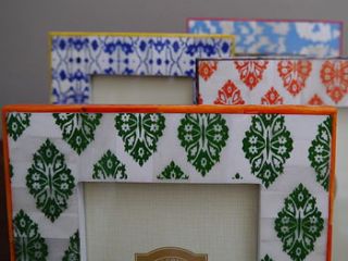 ikat picture frame by deservedly so