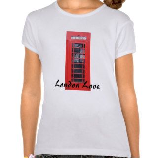 London Red Telephone Box Tee Shirts