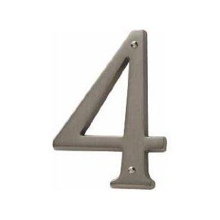 Baldwin 90674.102 House Number 4, Oil Rubbed Bronze    