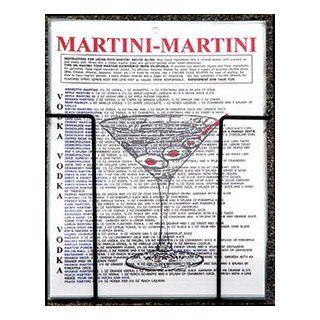 Laminated Martini Recipes, Martini Guide, Cocktail Drink Recipes Kitchen & Dining