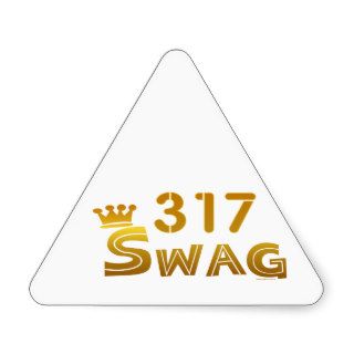 317 Indiana Swag Triangle Sticker