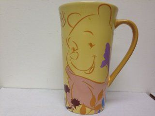 Authentic Disney Exclusive Winnie the Pooh Tall Ceramic Coffee Mug Coffee Cups Kitchen & Dining