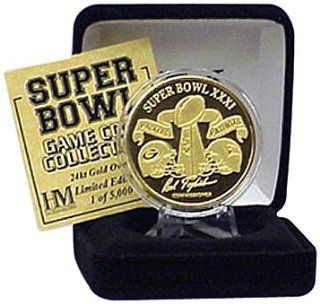NFL Gold Super Bowl XXXI Flip Coin 24KT Sports & Outdoors