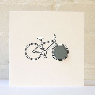 bicycle card with reflective badge by spotme