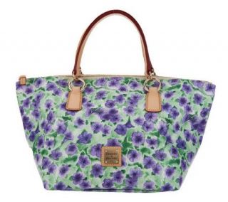 Dooney & Bourke Floral Print Coated Canvas Tulip Tote —