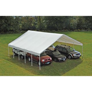 ShelterLogic Ultra Max 24Ft.W Industrial Canopy — 50ft.L x 24ft.W x 12ft.H, 2 3/8in. Frame, 18-Leg, Model# 27274  Ultra Max   2 3/8in. Dia. Frame Canopies