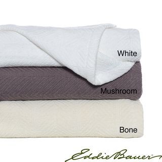 Eddie Bauer Herringbone Cotton Blanket Eddie Bauer Blankets