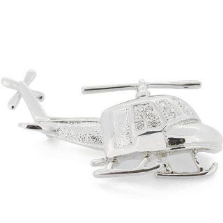 Crystal Helicopter Pin With Swarovski Crystal Pin Brooch Fantasyard Jewelry