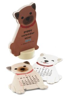 Year of the Critter 2014 Calendar in Puppy  Mod Retro Vintage Desk Accessories