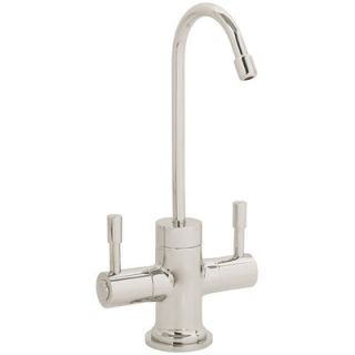 Westbrass Contemporary Two Handle Single Hole Hot and Cold Water