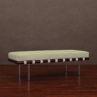 Andalucia Creme Leather Bench Benches