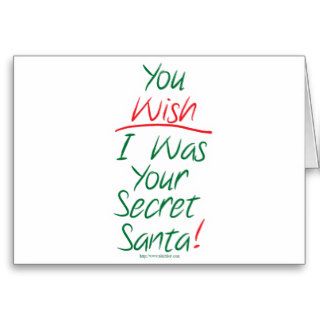 Secret Santa Card