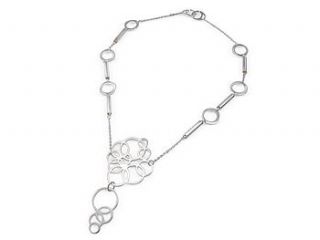 silver disc necklace by rochelle shepherd jewels