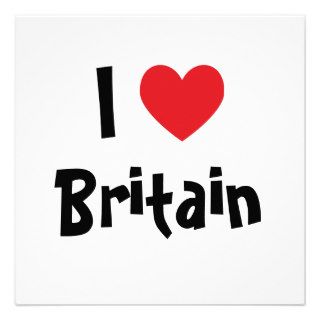 I Heart Britain Custom Announcement