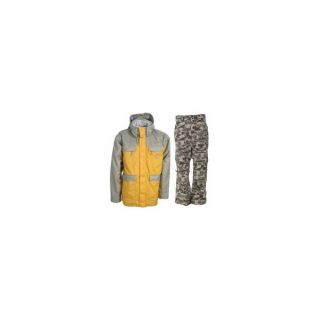 Special Blend Brigade Jacket Olive Grey w/ Burton Vent Pants Shadow Camo Print jacket pkg 1202