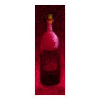 Red Bottle Print