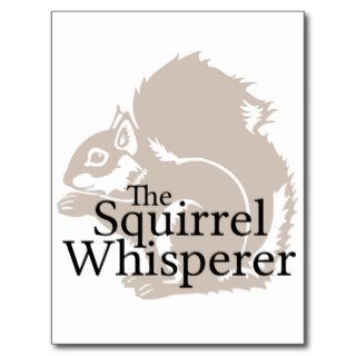 The Squirrel Whisperer Post Card