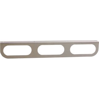 TruckStar Stainless Steel Light Bracket — Triple Oval, 24 3/4in.L x 4in.W, Model# LB3SS  Trailer Lighting Accessories
